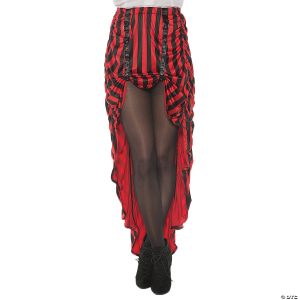 Morris Womens Red And Black Steampunk Skirt