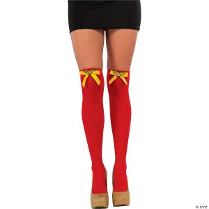 Morris Womens Wonder Woman Thigh Highs