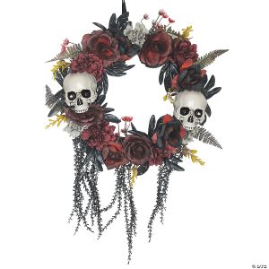 Morris WREATH SKULL ROSES