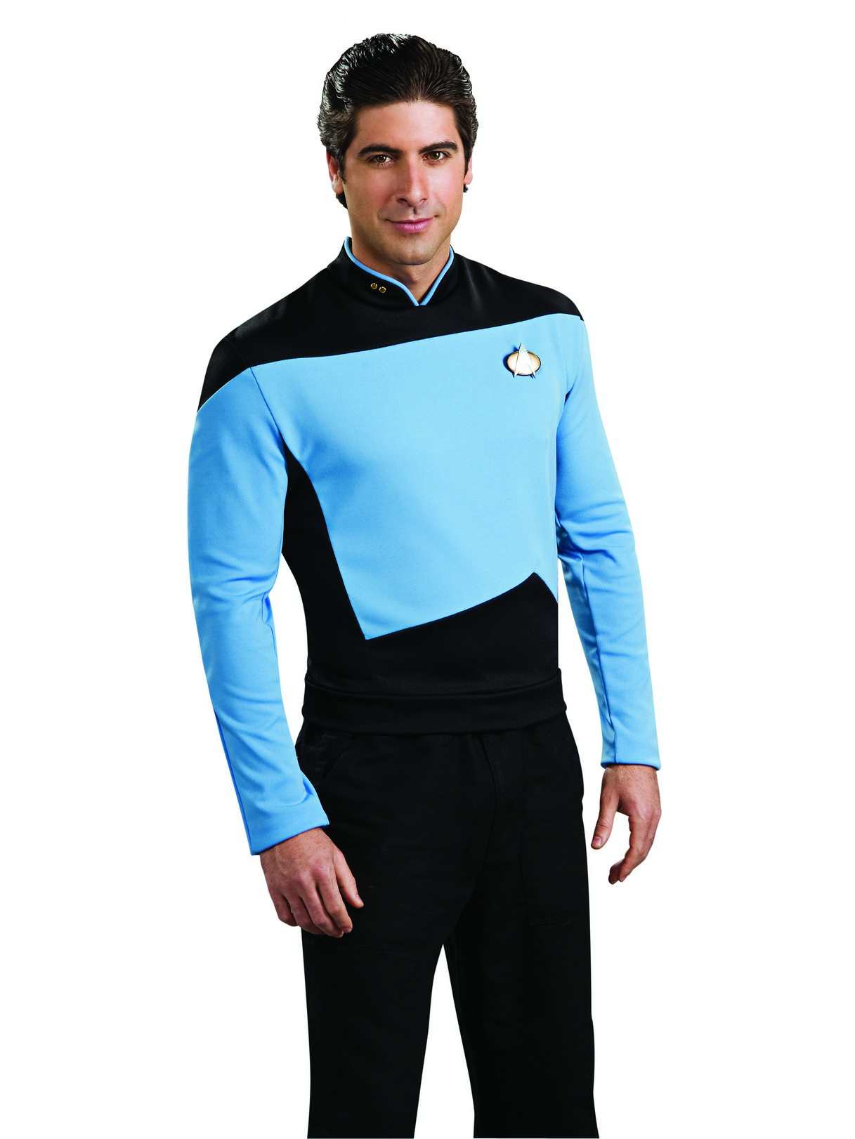 Star Trek Mens Deluxe Science Uniform Costume (Med