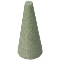  Styrofoam Cone-Green 9"x4"