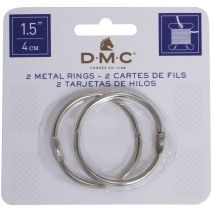  DMC Metal Rings 1.5"-2/Pkg