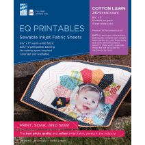  Premium Printable Cotton Lawn Fabric 8.5"X11" 6/Pkg-100% Cotton