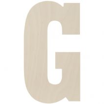  Baltic Birch Collegiate Font Letters & Numbers 13"-G