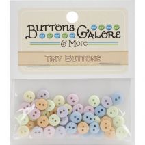  Buttons Galore Tiny Buttons-Pastel