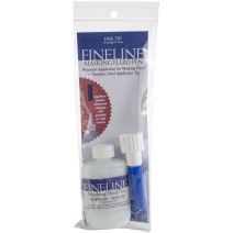  Fineline 20 Gauge Applicator & Bottle W/Masking Fluid-1.25oz