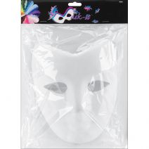  Paper Mask-It Full Face Form 7.5"-White