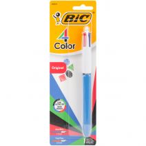  BIC 4 Color Retractable Ballpoint Pen Black Blue Red And Green