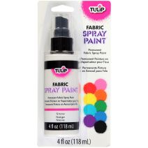  Tulip Fabric Spray Paint 4oz-Snow