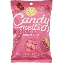  Candy Melts Flavored 12oz Bright Pink Vanilla