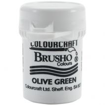 Brusho Crystal Colour 15g-Olive Green