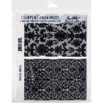  Tim Holtz Cling Stamps 7"X8.5"-Tapestry