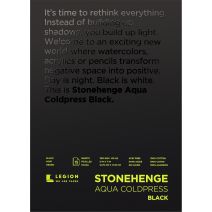  Stonehenge Aqua Coldpress 5x7-Black 140lb