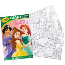  Crayola Giant Coloring Pages 12.75"X19.5"-Princess