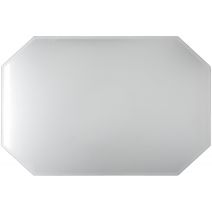  Octagon Glass Mirror Place Mat With Bevel Edge Bul