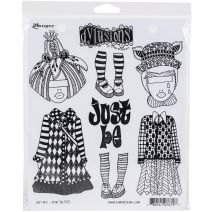  Dyan Reaveley's Dylusions Cling Stamp Collections 8.5"X7"-Just Be