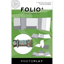  PhotoPlay Folio 6.5"X6.5"-White