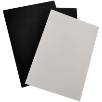  Foam Board 20"X30"X5mm 50/Pkg-white/black