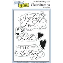  Crafter's Workshop Clear Stamps 4"X6"-Sending Love