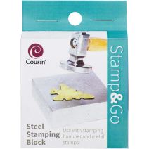  Stamp & Go Steel Stamping Block-Silver
