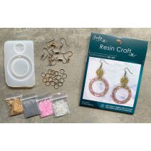  Resin Mini Kit Hoop Earrings