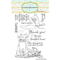  Colorado Craft Company Clear Stamps 4"X6"-Thank You-By Anita Jeram