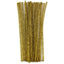  Touch Of Nature Chenille Stems 6mmx12 inch 25 per Pkg Gold
