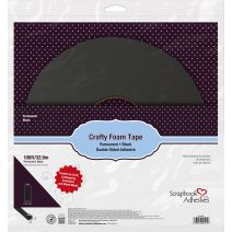  Scrapbook Adhesives Crafty Foam Tape Roll Black .39 Inch X108