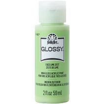  FolkArt Glossy Paint 2oz-Lime Zest