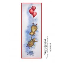  Pink Ink Designs A7 Clear Stamp Set-Balloon Mouse