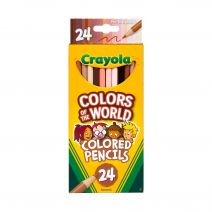  Crayola Colors Of The World Color Pencils 24 Per Pkg