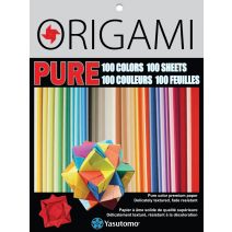  PURE Origami Paper 3 Inch 100 Per Pkg 100 Colors