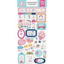  Play All Day Girl Chipboard 6"X13"-Phrases