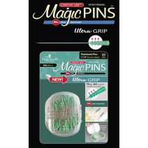  Taylor Seville Magic Pins Ultra Grip Patchwork Fine Green 50 per Pkg
