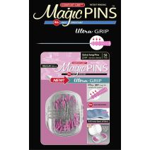  Taylor Seville Magic Pins Ultra Grip Extra Long Regular Pink 50 per Pkg