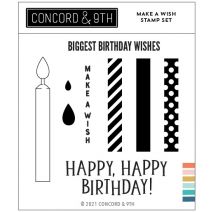  Concord And 9th Clear Stamps 4 Inch X4 Inch Make A Wish
