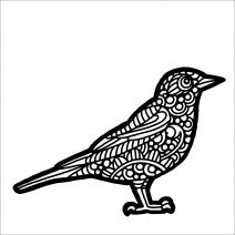  Crafter's Workshop Template 12"X12"-American Robin