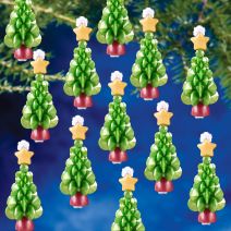  Holiday Beaded Ornament Kit Mini Pearl Tree 2.25 Inch