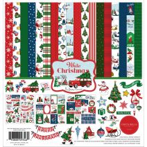  Carta Bella Collection Kit 12 Inch X12 Inch White Christmas