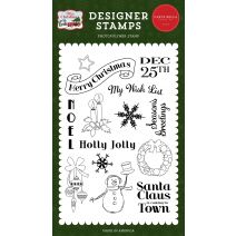  Carta Bella Stamps My Wish List White Christmas