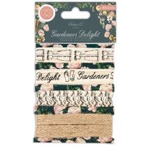  Craft Consortium Lace Ribbon Pack-Gardeners Deligh