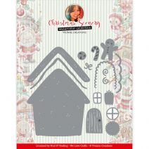  Find It Trading Yvonne Creations Die-Gingerbread House, Christmas Scenery