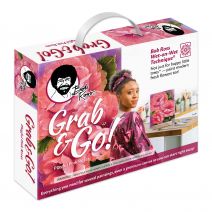  Bob Ross Grab & Go Floral Painting Kit-Playful Pink Roses