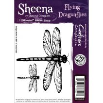  Crafter s Companion Sheena Individual EZMount- Stamp - Flying Dragonflies