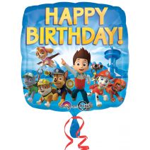  Anagram International Hx Paw Patrol Happy Birthday Packaged Party Balloons, Multicolor