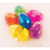  Forum Novelties Plastic Easter Eggs, 6-Count, Iridescent