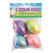  Forum Novelties Easter Decorative Sequin Eggs (4)
