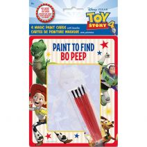  Unique Industries Disney Toy Story 4 Movie Magic Watercolor Paint Cards With Brushes 4Ct