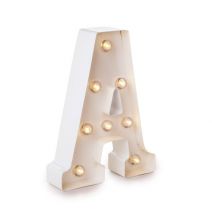  Light Up White Marquee Letters Letter A 9.875 Inches