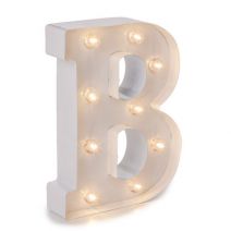  Darice Light Up White Marquee Letters - Letter B - 9.875 inches